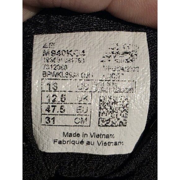 New Balance 940v4 Walking Shoes Black Grey M940KG4 Men's Size 13 4E - Picture 9 of 10